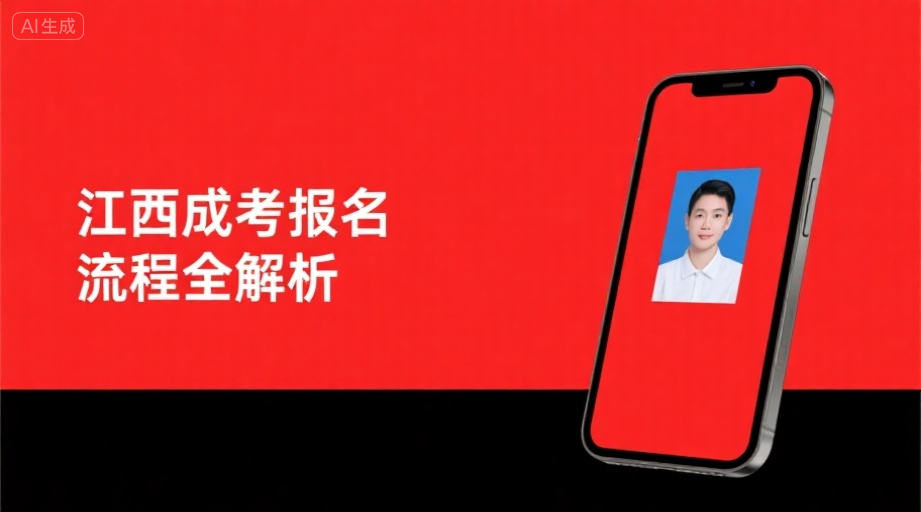 2026江西成人高考报名必看！照片上传不通过？详细要求+制作攻略相关示意图1
