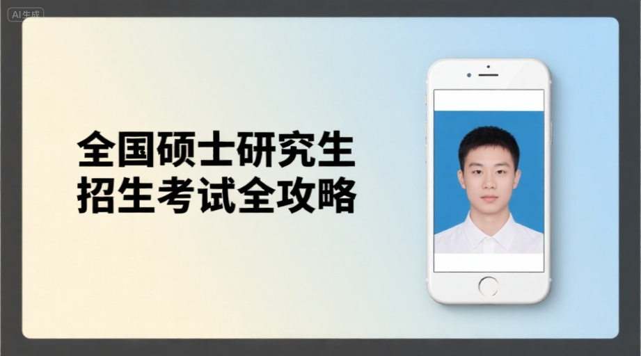 2026考研报名照片秒过指南：避开海马体雷区，一键生成合规证件照相关示意图1