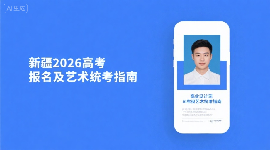 新疆2026高考报名必看！证件照快速过审攻略+全流程详解相关示意图1