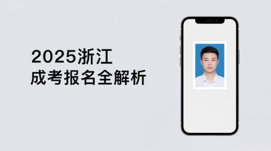 2026浙江成考报名照总被拒？这份通关攻略快收藏！相关示意图1