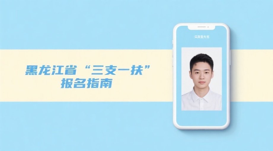 三支一扶报名照总被驳回？2026黑龙江招募照片制作全攻略相关示意图1