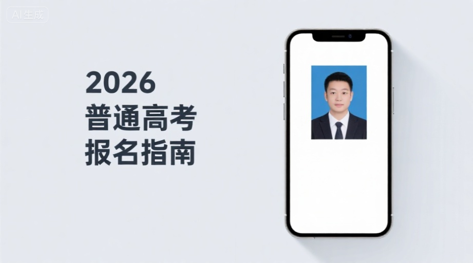 2026高考报名必看！证件照要求详解及报名流程全攻略相关示意图1