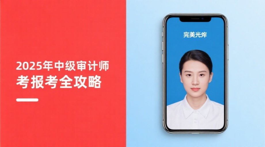 2026中级审计师报名照审核总失败？三步教你生成合规证件照！相关示意图1