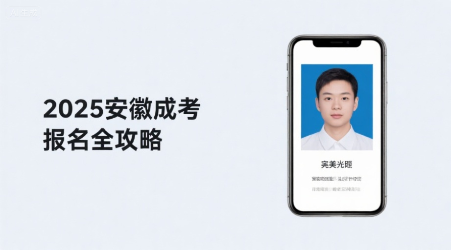 2026安徽成考报名照上传必看！快速过审秘籍在此相关示意图1
