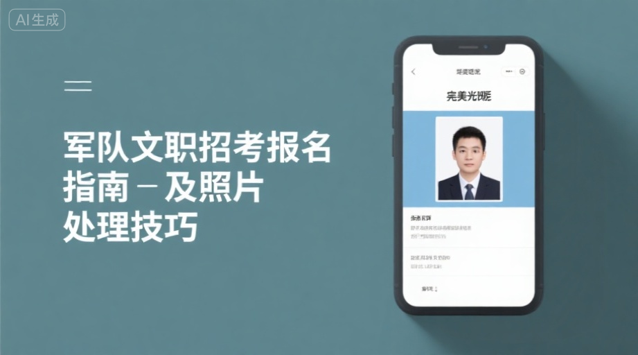 2026军队文职报名必看！照片审核+全流程详解，避免上传失败！相关示意图1