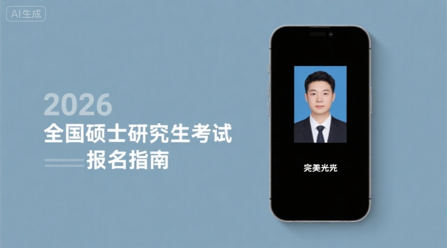 2026考研报名照必过攻略！一键生成合规证件照相关示意图1