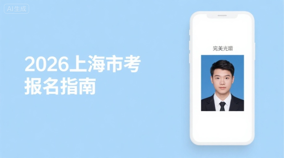 上海公务员报名照上传失败？3秒生成合规证件照技巧公开！相关示意图1