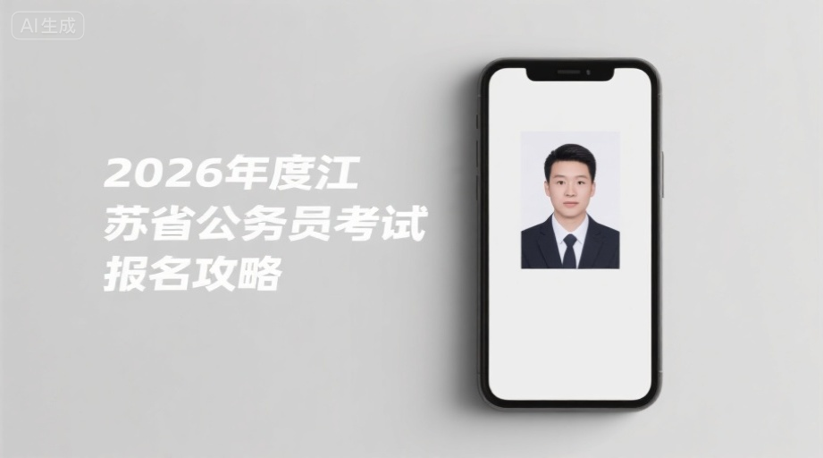 2026江苏省考报名启动！照片上传不通过？手把手教你轻松搞定相关示意图1