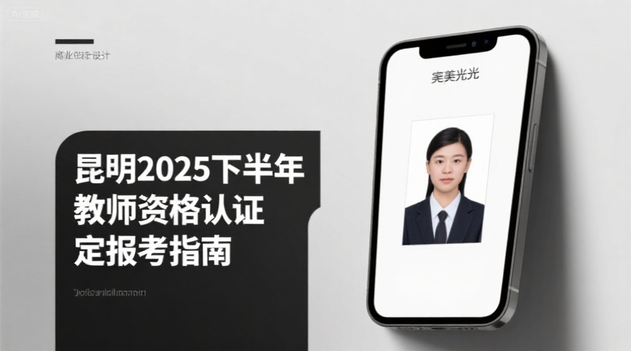 2026昆明教资认定报名明日开启！报名照上传必过攻略+详细要求解析相关示意图1