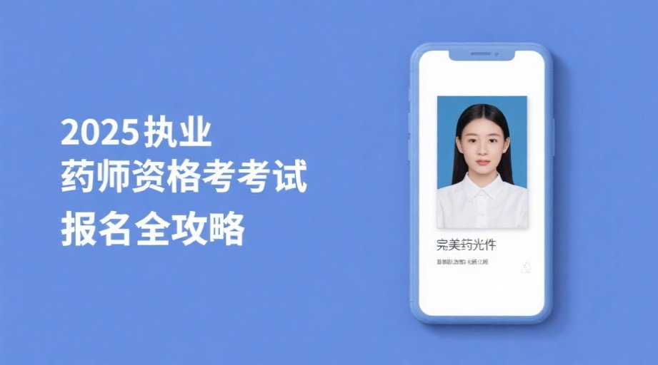 2026执业药师报名必看！照片审核不过关？教你一键生成合规证件照相关示意图1