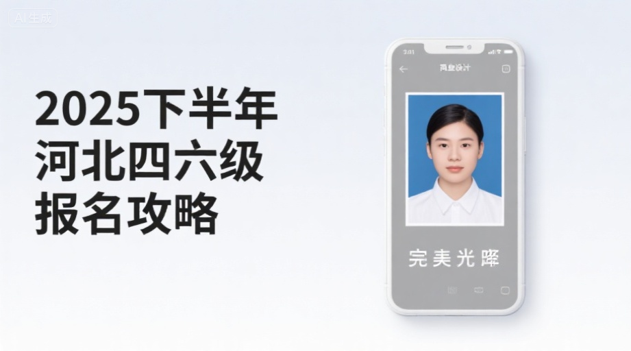 河北四六级报名照上传总失败？教你三步搞定合规证件照相关示意图1