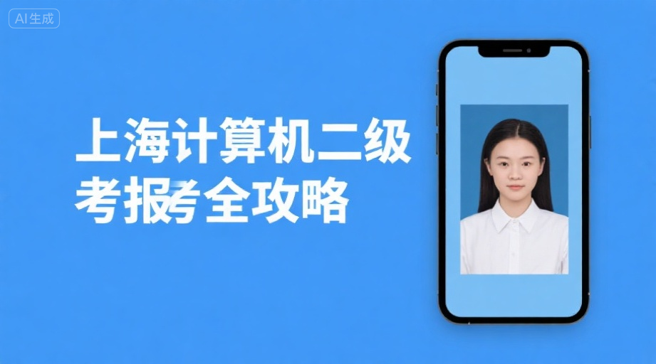2026计算机二级报名照上传失败？手把手教你制作合格证件照相关示意图1