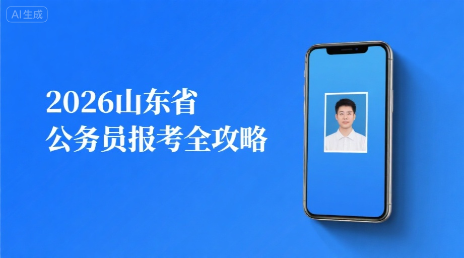 2026山东省考报名必看：手机制作证件照一次上传成功相关示意图1