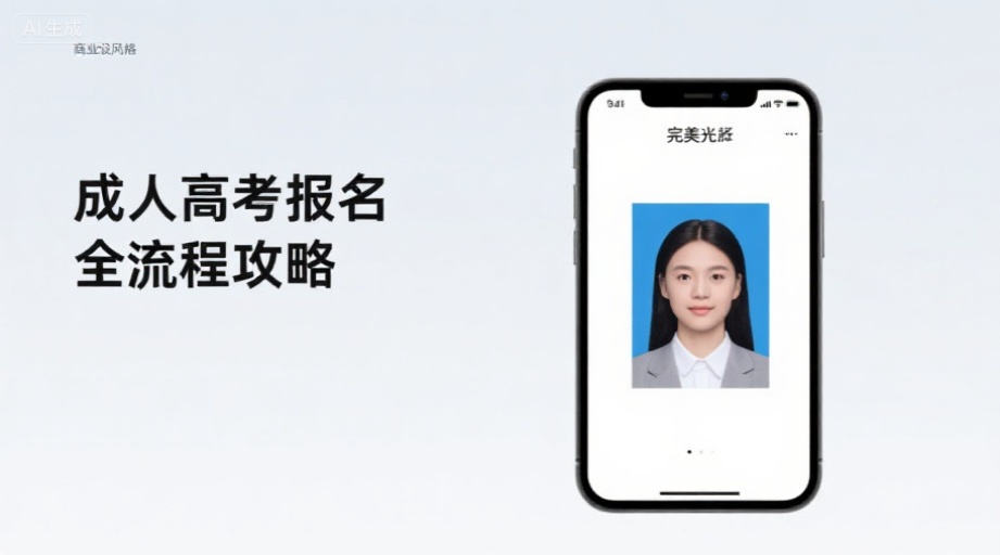 2026成人高考报名照又被拒？一招教会你合格证件照上传技巧相关示意图1