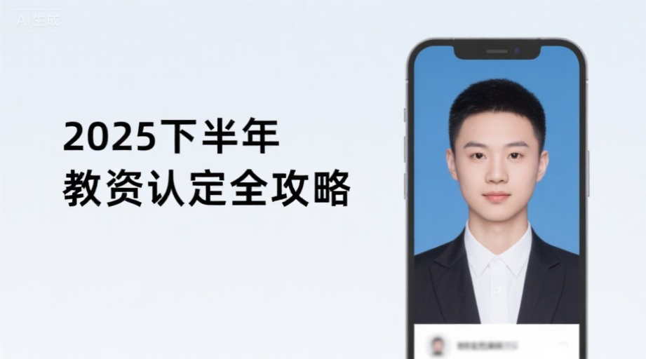 2026教资认定报名照上传必看！一招解决审核失败难题相关示意图1