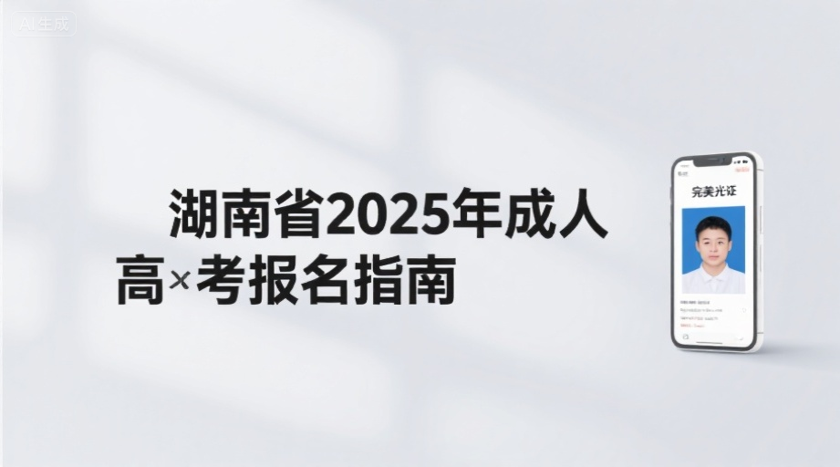 湖南成考报名照上传总失败？2026年报考全攻略助你一次过审相关示意图1