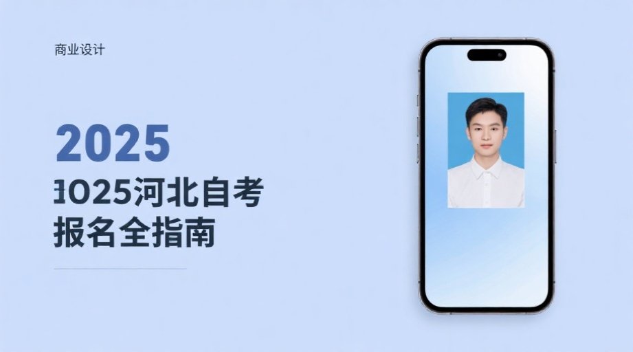 2026河北自考报名照上传总失败？三步教你制作合规证件照相关示意图1