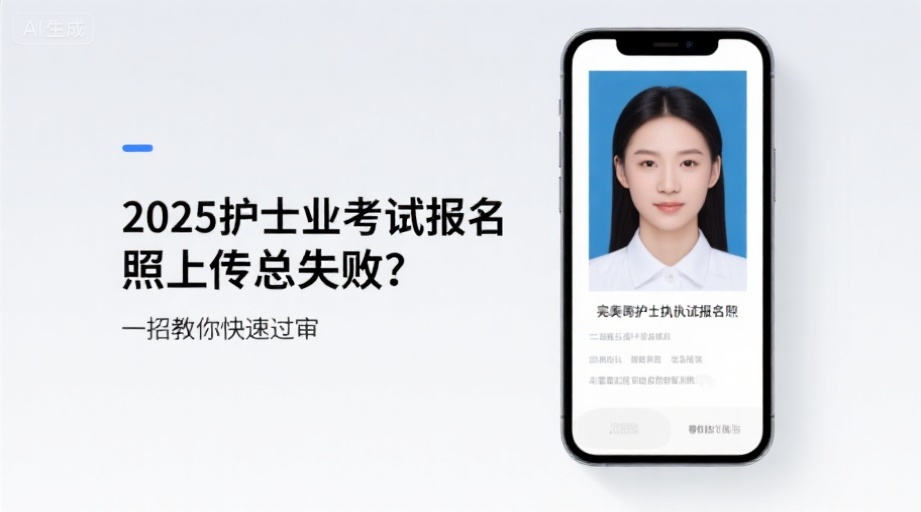 2026护士执业考试报名照上传总失败？一招教你快速过审相关示意图1