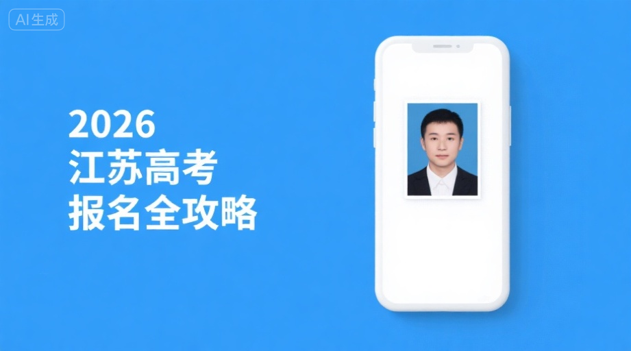 2026江苏高考报名照上传总失败？这份攻略帮你一次过审！相关示意图1