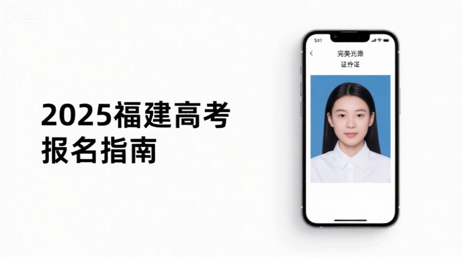 2026福建高考报名倒计时！证件照要求和手机上传全攻略相关示意图1