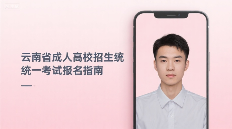 2026云南成考报名启动！证件照上传失败原因+详细制作攻略相关示意图1