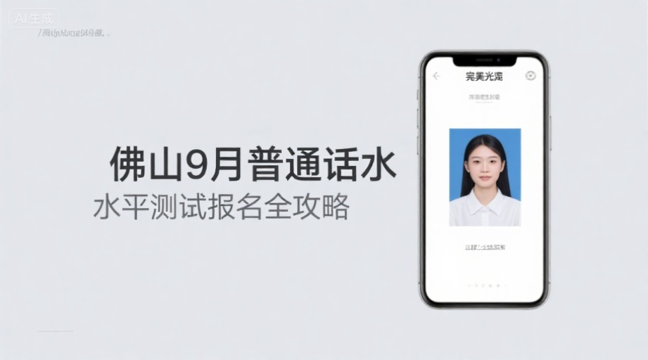 2026佛山普通话测试报名开启！证件照上传必看避坑指南相关示意图1