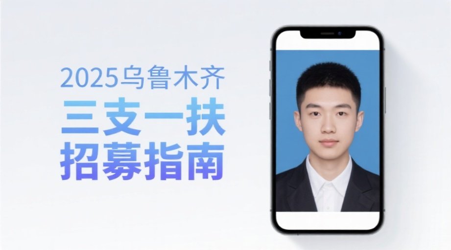 2026乌鲁木齐三支一扶报名照上传必看！详解规格+手机制作攻略相关示意图1