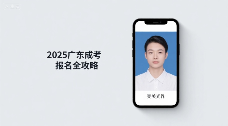 广东2026成人高考报名照上传不通过？手把手教你快速过审相关示意图1