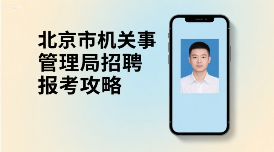 [报名必看]2026北京事业单位招聘照片要求+流程全解析相关示意图1