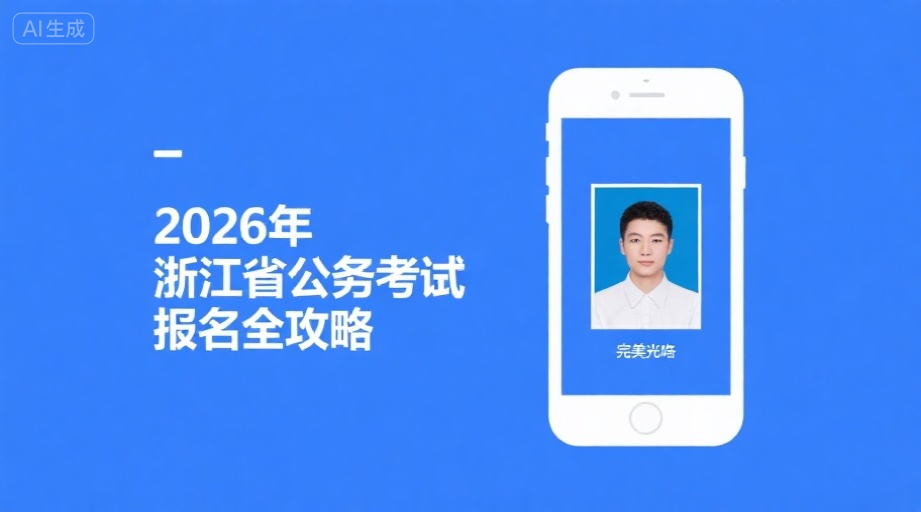 2026年浙江省考报名照片上传总失败？一招教你搞定审核标准！相关示意图1