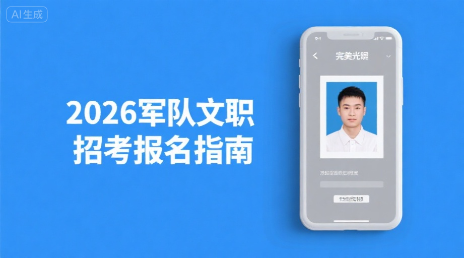 2026军队文职报名必看！照片自动审核这样操作相关示意图1