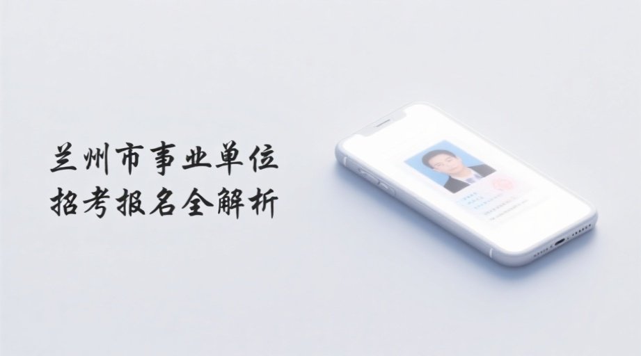 2026兰州事业编报名攻略：手机快速制作合规证件照教程相关示意图1