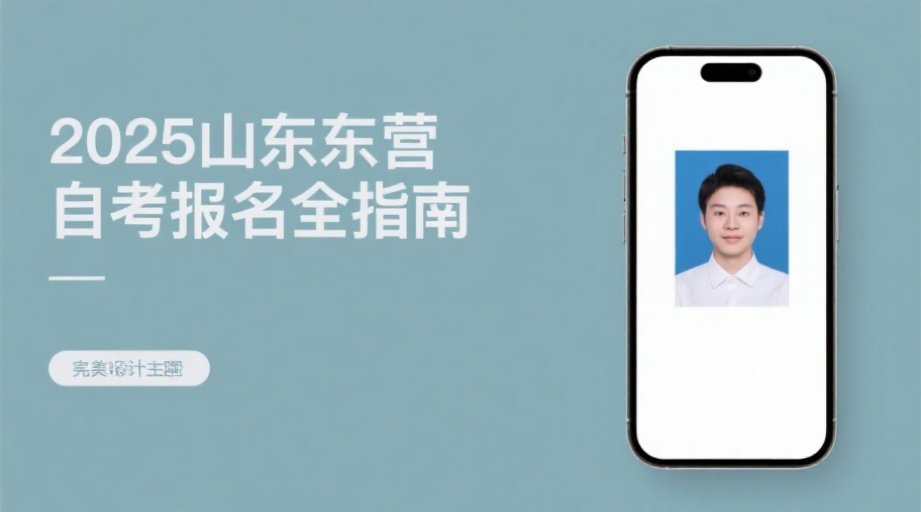 2026山东东营自考报名照上传必看！照片审核工具下载攻略相关示意图1