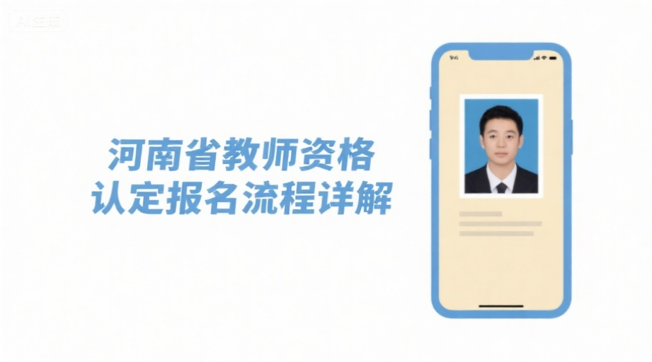 2026河南教资认定报名指南：照片要求+手机上传全攻略相关示意图1