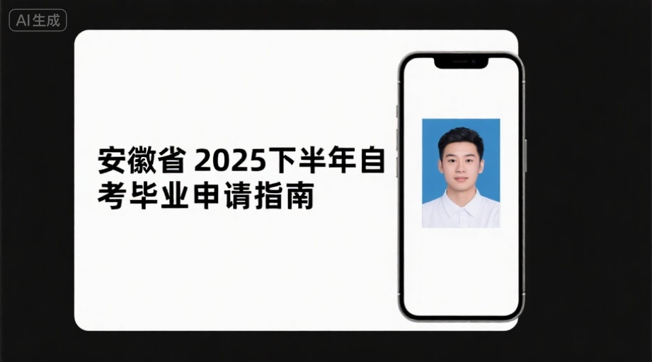 2026安徽自考毕业申请必看：报名全流程+照片制作攻略（2）相关示意图1