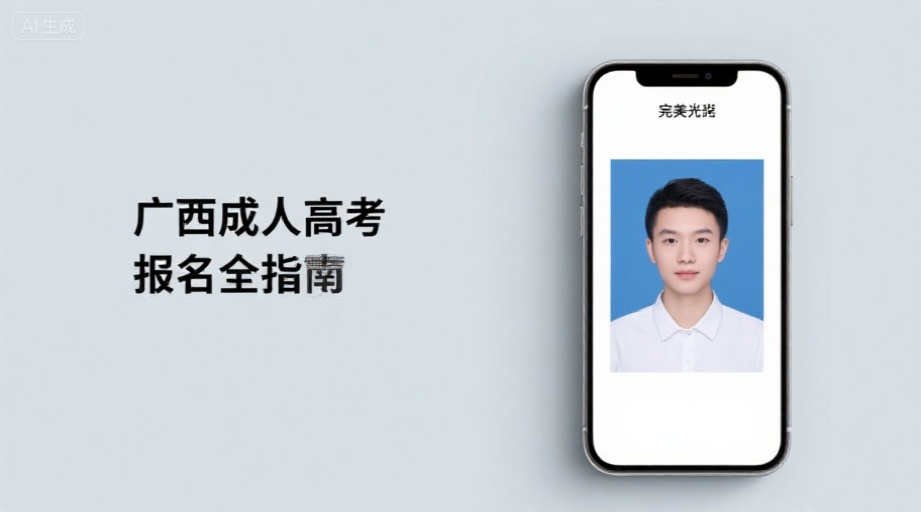 广西2026成考报名开启！手机上传证件照必过攻略相关示意图1