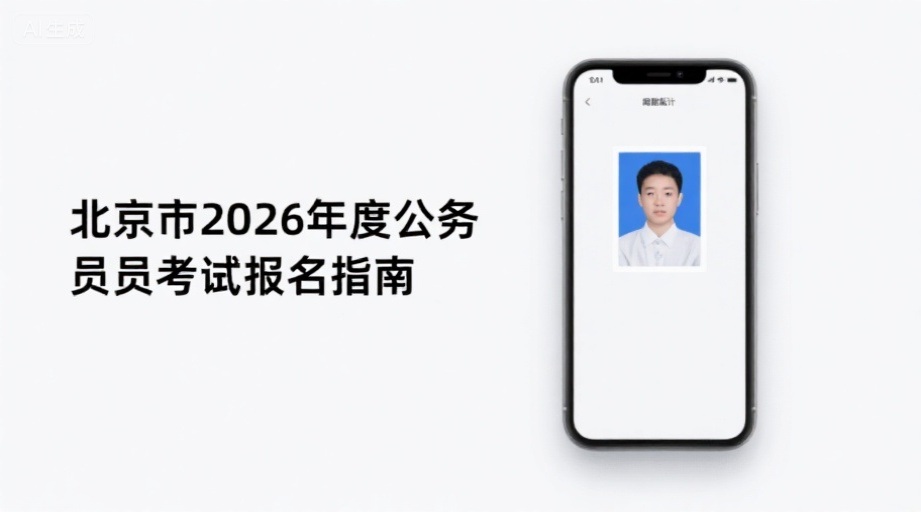 2026北京公务员报名照上传攻略！避免不合格被拒的3个关键点相关示意图1