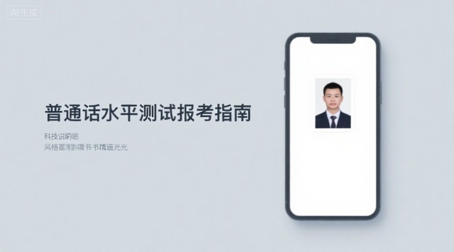 2026普通话考试报名必看：证件照要求详解+手机上传攻略相关示意图1