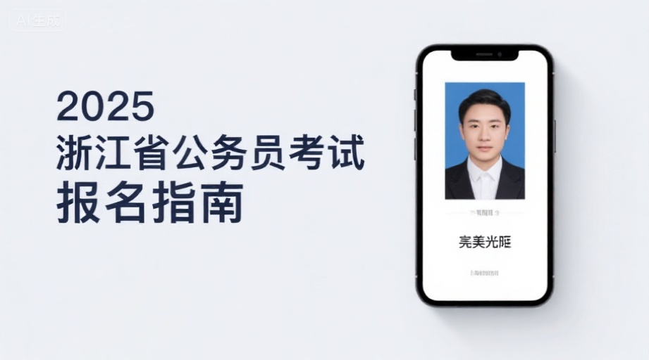 2026浙江省考报名照片上传必看！一招解决‘审核不通过’难题相关示意图1