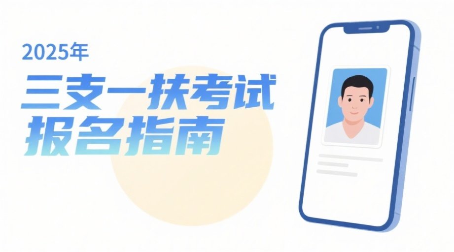 2026三支一扶报名必看：手机3步搞定证件照上传（附全流程图解）相关示意图1