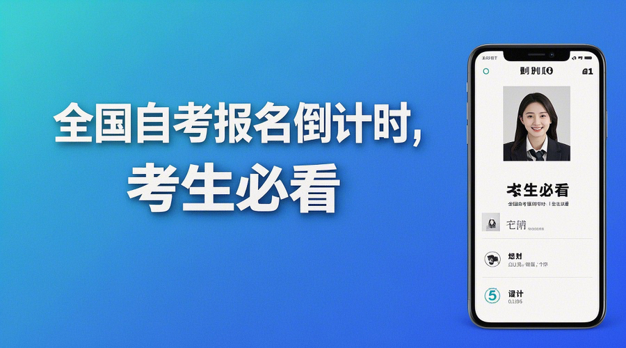 2026年自考报名全攻略：时间表+证件照制作技巧相关示意图1