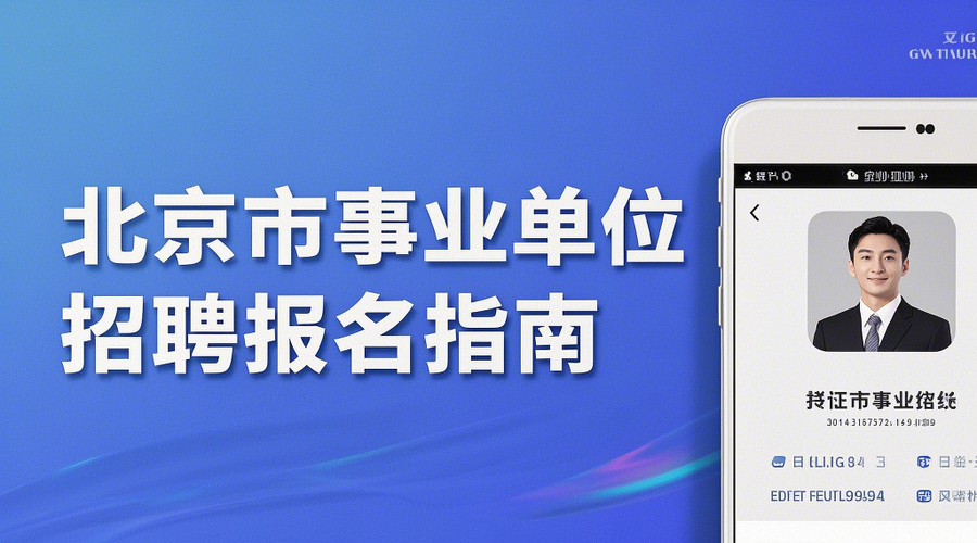 2026北京市事业单位招聘报名攻略：手把手教你搞定报名材料！相关示意图1