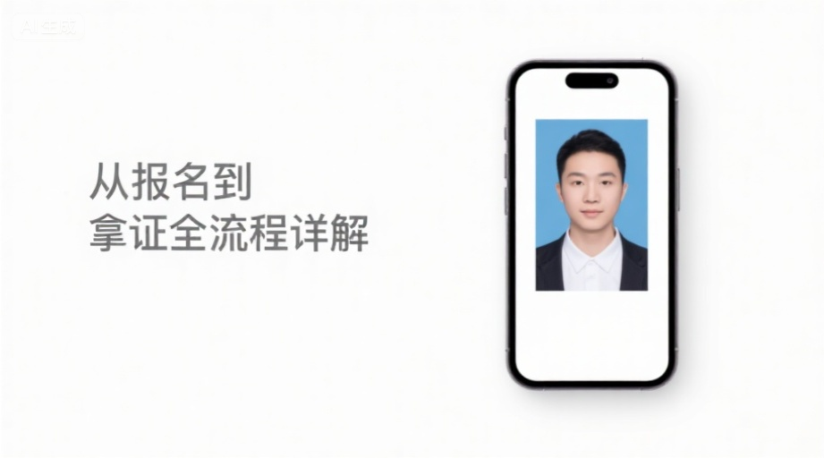 2026必看！考试报名证件照全攻略：手把手教你搞定3:4规格照相关示意图1