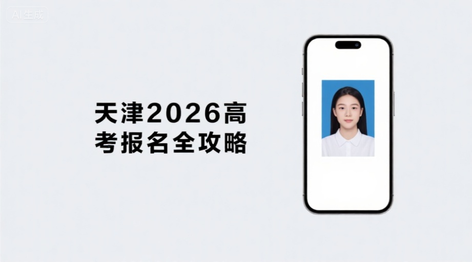 2026天津高考报名开启！三步解决证件照上传难题相关示意图1